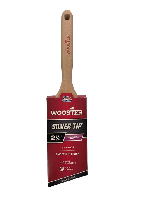 Wooster Silver Tip 2 1/2 in. W Angle Paint Brush
