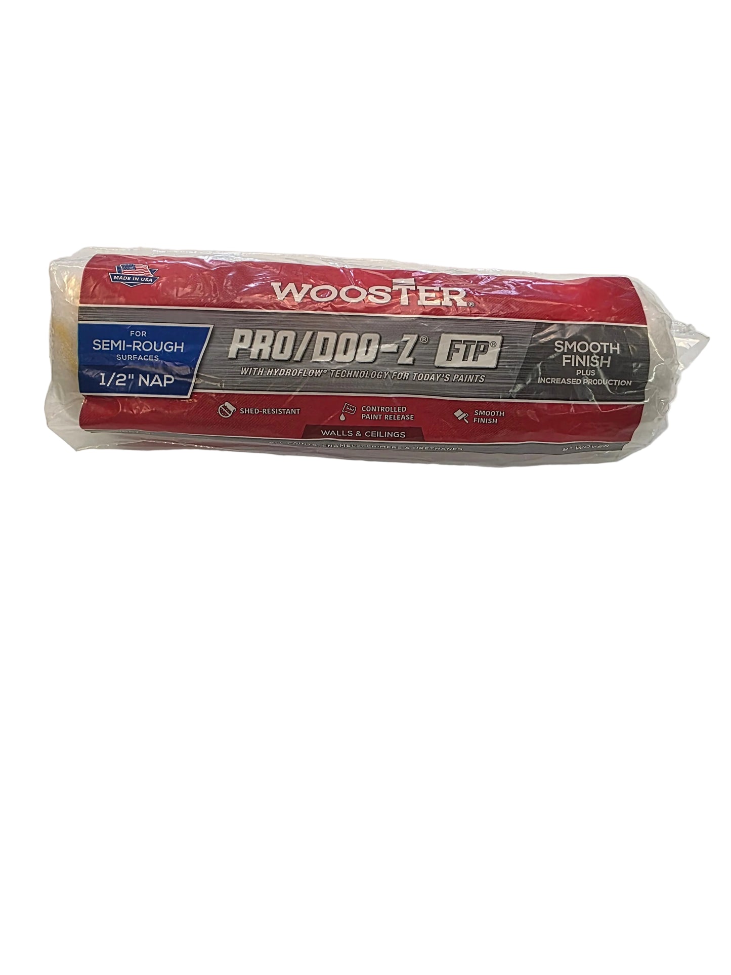Wooster Pro/Doo-Z FTP Woven Fabric Roller Cover 1/2 nap