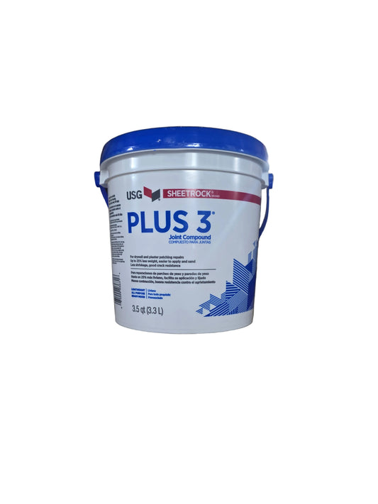 USG Plus 3 Joint Compound, 3.5QT