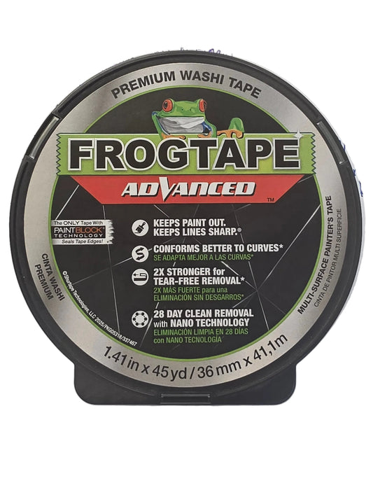 FrogTape® Advanced Premium Washi Green Tape, 1.41 in. x 60 yd.
