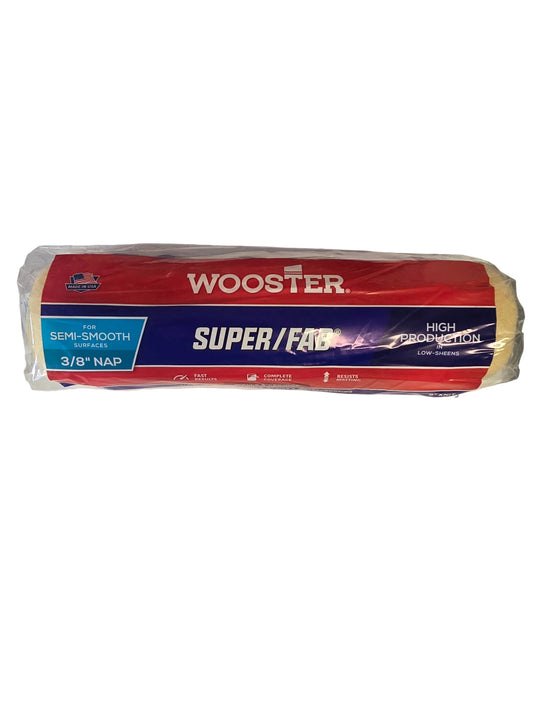 Wooster 9" Super/Fab Roller Cover, 3/8 nap