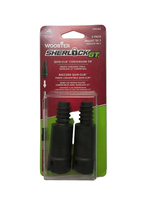 Wooster Sherlock GT Quik-Clik Conversion Tip 2-pack